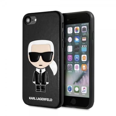 Karl Lagerfeld iPhone 7/8/SE Kuori Full Body Musta