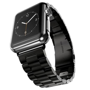 SKALO Teräsranneke Apple Watch 38/40/41mm - Musta