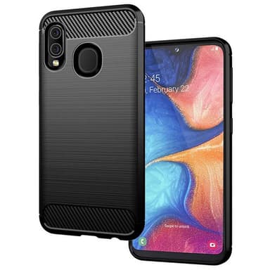 Harjattu TPU kuori Samsung Galaxy A20e
