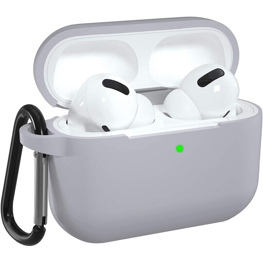 Silikonikotelo hihnalla AirPods Pro: lle - harmaa