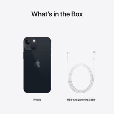 iPhone 13 mini – 5G älypuhelin 512 GB (keskiyö)