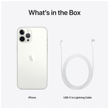 iPhone 12 Pro Max - 5G älypuhelin 512 GB (hopea)