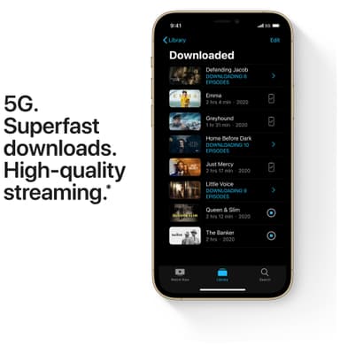 iPhone 12 Pro Max - 5G älypuhelin 128 GB (kulta)