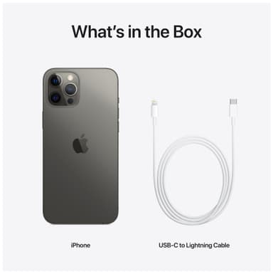 iPhone 12 Pro Max - 5G älypuhelin 256 GB (grafiitti)