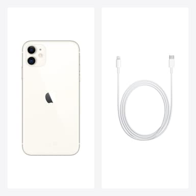 iPhone 11 älypuhelin 128 GB (valkoinen)