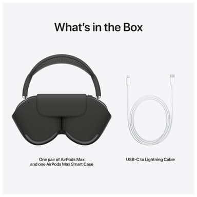 Apple AirPods Max langattomat around-ear kuulokkeet (tähtiharmaa)