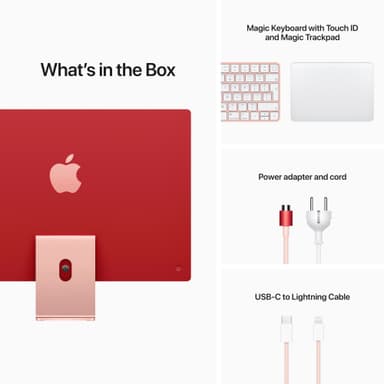 iMac 24" 8C CPU/8C GPU/256 (pinkki)
