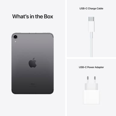 iPad mini (2021) 64 GB WiFi + Cellular (tähtiharmaa)