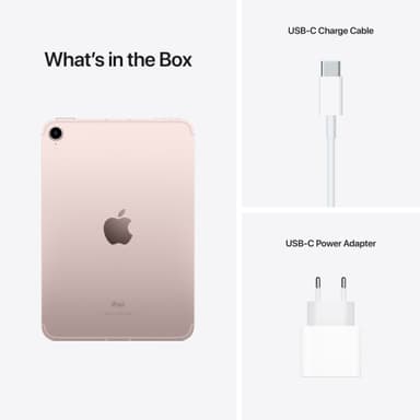 iPad mini (2021) 256 GB WiFi + Cellular (pinkki)