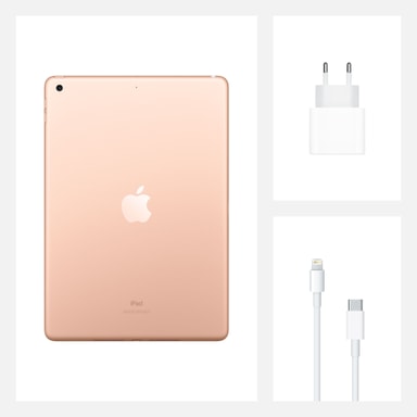 iPad 10,2" (2020) 32 GB WiFi (kulta)