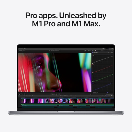 MacBook Pro 14 M1 Pro 2021 1TB (tähtiharmaa)