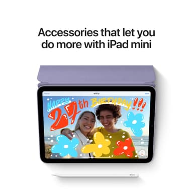 iPad mini (2021) 256 GB WiFi + Cellular (violetti)