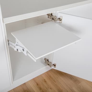 Epoq Ulosvedettävä hylly yleiskoneille 50cm (valkoinen)