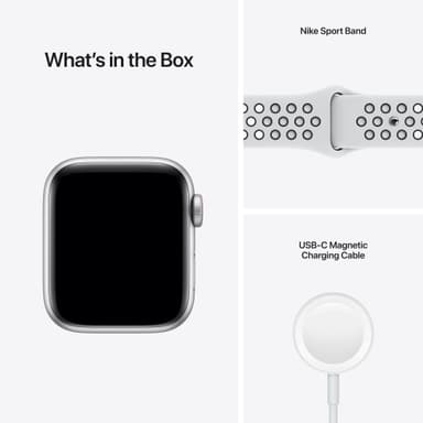 Apple Watch Nike SE 40mm GPS+Cellular (hopea/platinanvalk. ranneke)