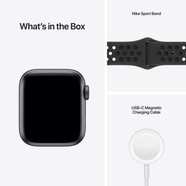 Apple Watch Nike SE 40mm GPS (harmaa/musta Nike-ranneke)