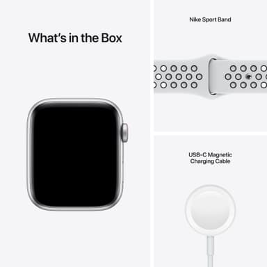 Apple Watch Nike SE 44mm GPS+Cellular (hopea/platinanvalk. ranneke)