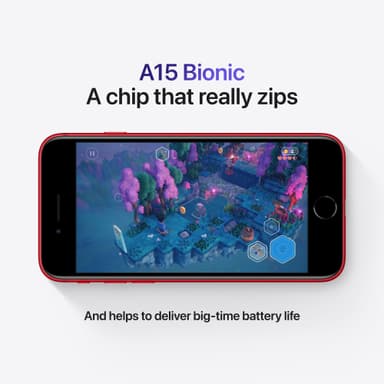 iPhone SE Gen. 3 älypuhelin 128 GB (PRODUCT)RED