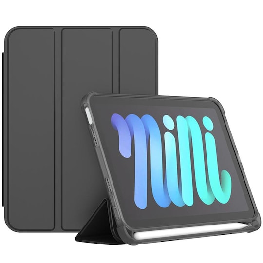 iPad Mini 6 -kotelo mustalla kynätelineellä