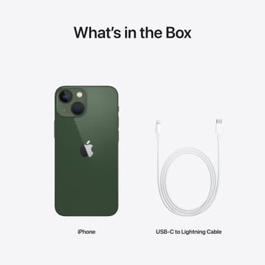 iPhone 13 mini – 5G älypuhelin 256 GB (vuorimännynvihreä)