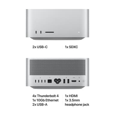 Mac Studio pöytätietokone M1 Max/32/512 2022