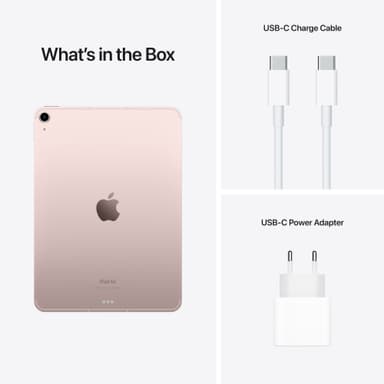 iPad Air 2022 64 GB WiFi + Cellular (pinkki)