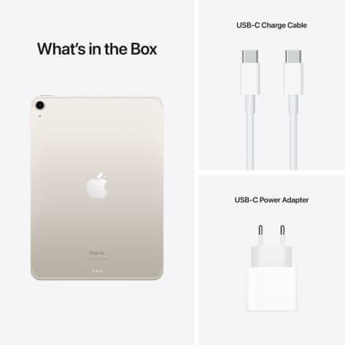 iPad Air 2022 64 GB WiFi + Cellular (tähtivalkea)