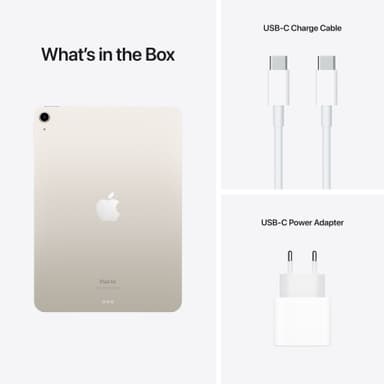 iPad Air 2022 64 GB WiFi (tähtivalkea)