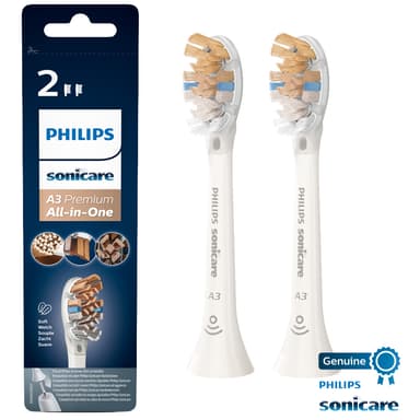 Philips Sonicare sähköhammasharjan harjaspäät HX909210 (valk., 2 kpl)