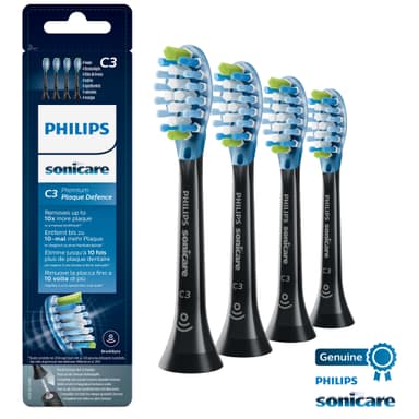 Philips Premium Plaque Defence vaihtoharjat HX9044/33 (musta)