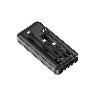 Powerbank Mini 4 eri latauskaapelilla 10000 mAh