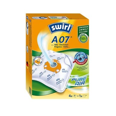 Swirl A07 Pölypussit 4-pakkaus + suodatin 6765935