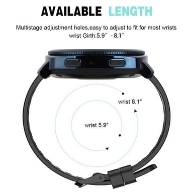Silikoniranneke Samsung Smart Watches 22mm - Punainen