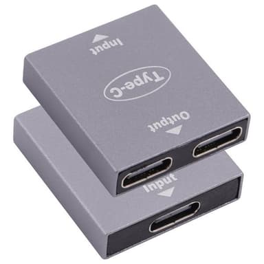 Sovitin USB-C naaras - USB-C naaras 1-2