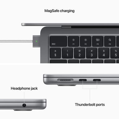 MacBook Air M2 8/512GB (tähtiharmaa)