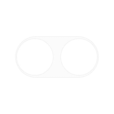 SKALO OnePlus Nord 4 5G 3D -panssarilasit kameroille - Läpinäkyvä