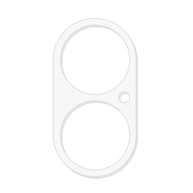 2-KPL SKALO iPhone 16 3D -panssarilasit kameroille - Läpinäkyvä