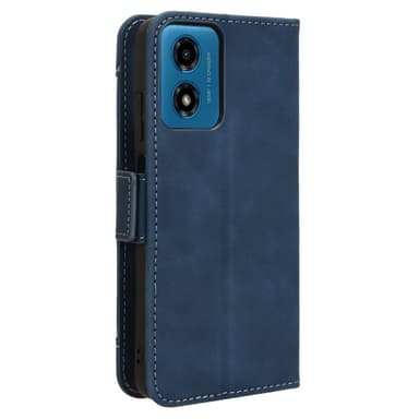 SKALO Motorola Moto E14 4G 6-lokeroa Lompakkokotelo - Sininen