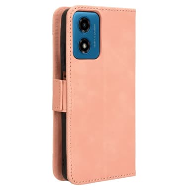 SKALO Motorola Moto E14 4G 6-lokeroa Lompakkokotelo - Pinkki
