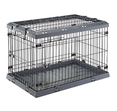 Metallinen lemmikkihäkki superior 90 musta 92x58,5x62,5cm, Ferplast