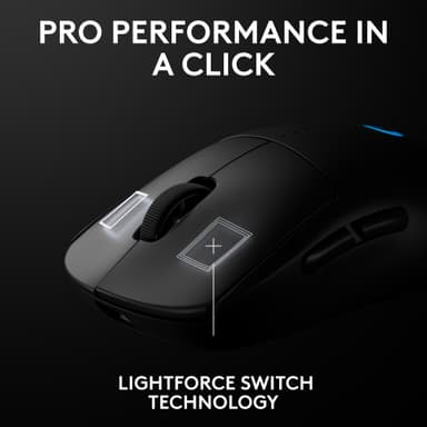 Logitech G PRO 2 LIGHTSPEED pelihiiri (musta)
