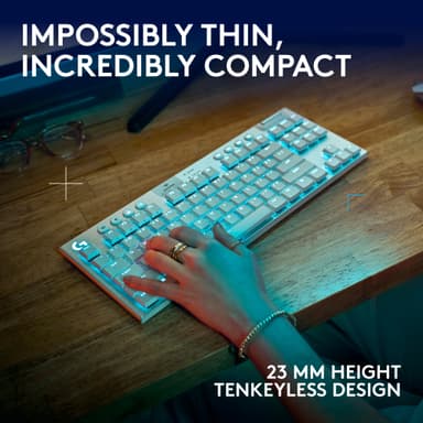 Logitech G915 X Lightspeed TKL Wireless Tactile pelinäppäimistö (valk)