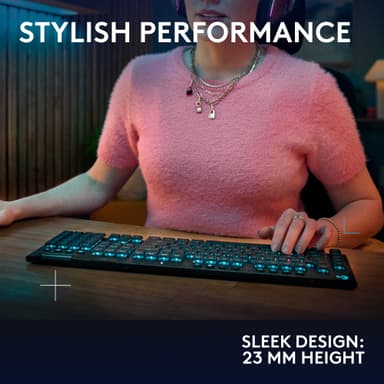 Logitech G915 X Lightspeed Wireless Clicky pelinäppäimistö (musta)