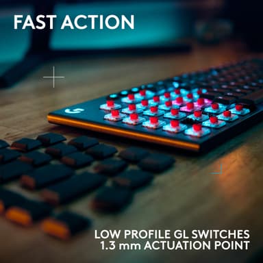 Logitech G915 X Lightspeed Wireless Clicky pelinäppäimistö (musta)