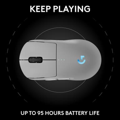 Logitech G PRO 2 LIGHTSPEED pelihiiri (valkoinen)