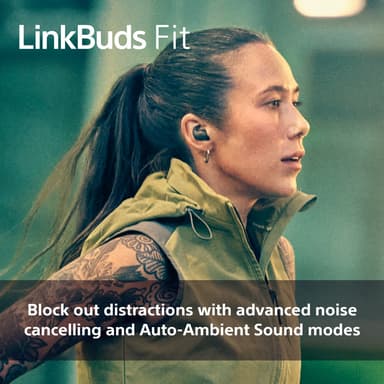 Sony LinkBuds Fit täysin langattomat in-ear kuulokkeet (vihreä)