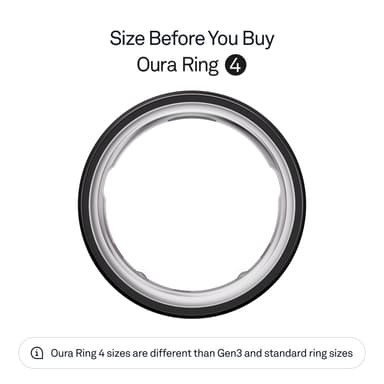 Oura Ring 4 älysormus koko 9 (musta)