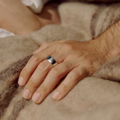 Oura Ring 4 Smart älysormus koko 15 (hopea)