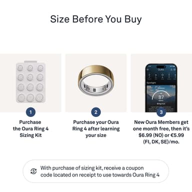 Oura Ring 4 sovitussormussetti