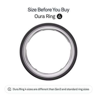 Oura Ring 4 älysormus koko 12 (Stealth)