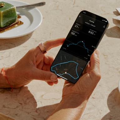 Oura Ring 4 älysormus koko 10 (ruusukulta)